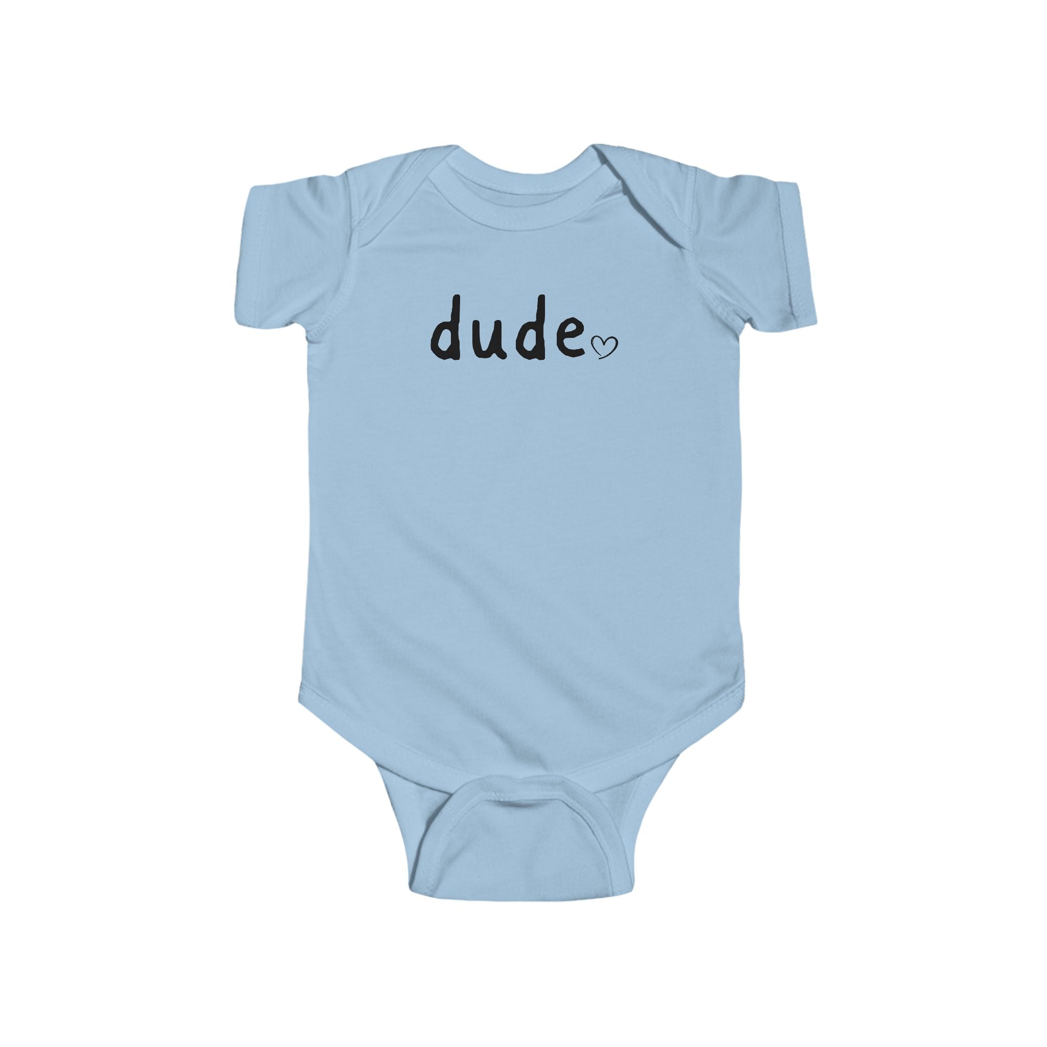Dude Heart Infant Bodysuit
