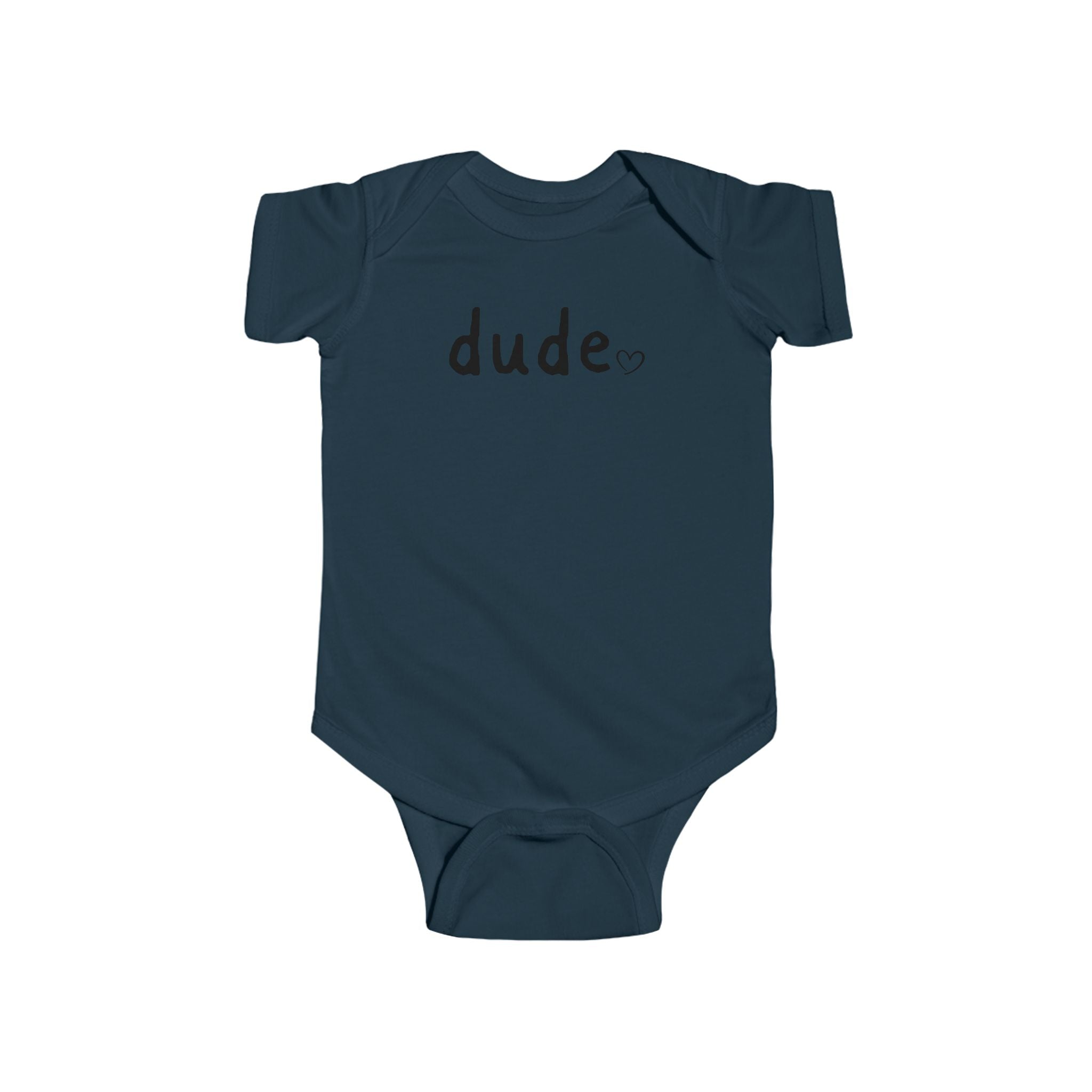 Dude Heart Infant Bodysuit