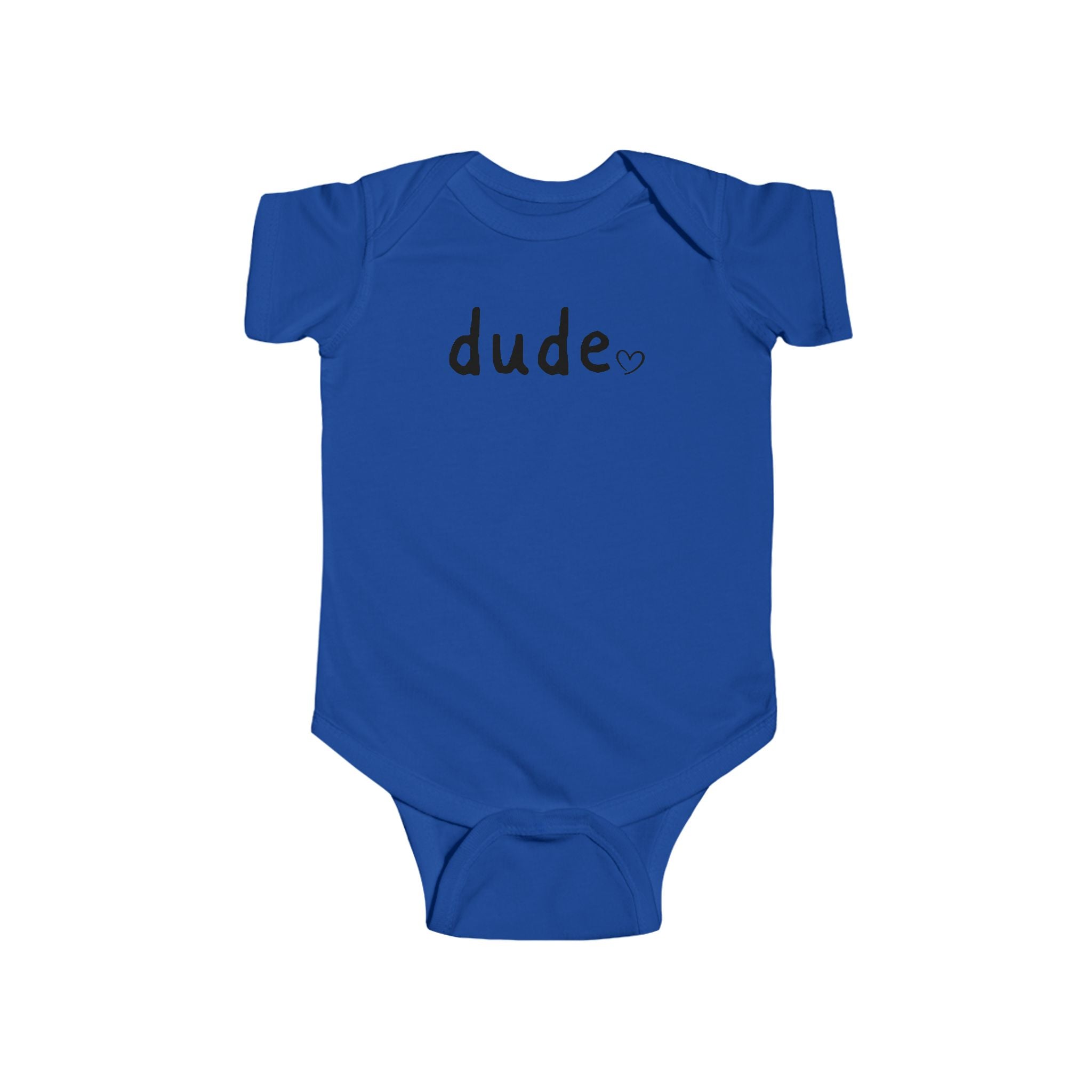 Dude Heart Infant Bodysuit