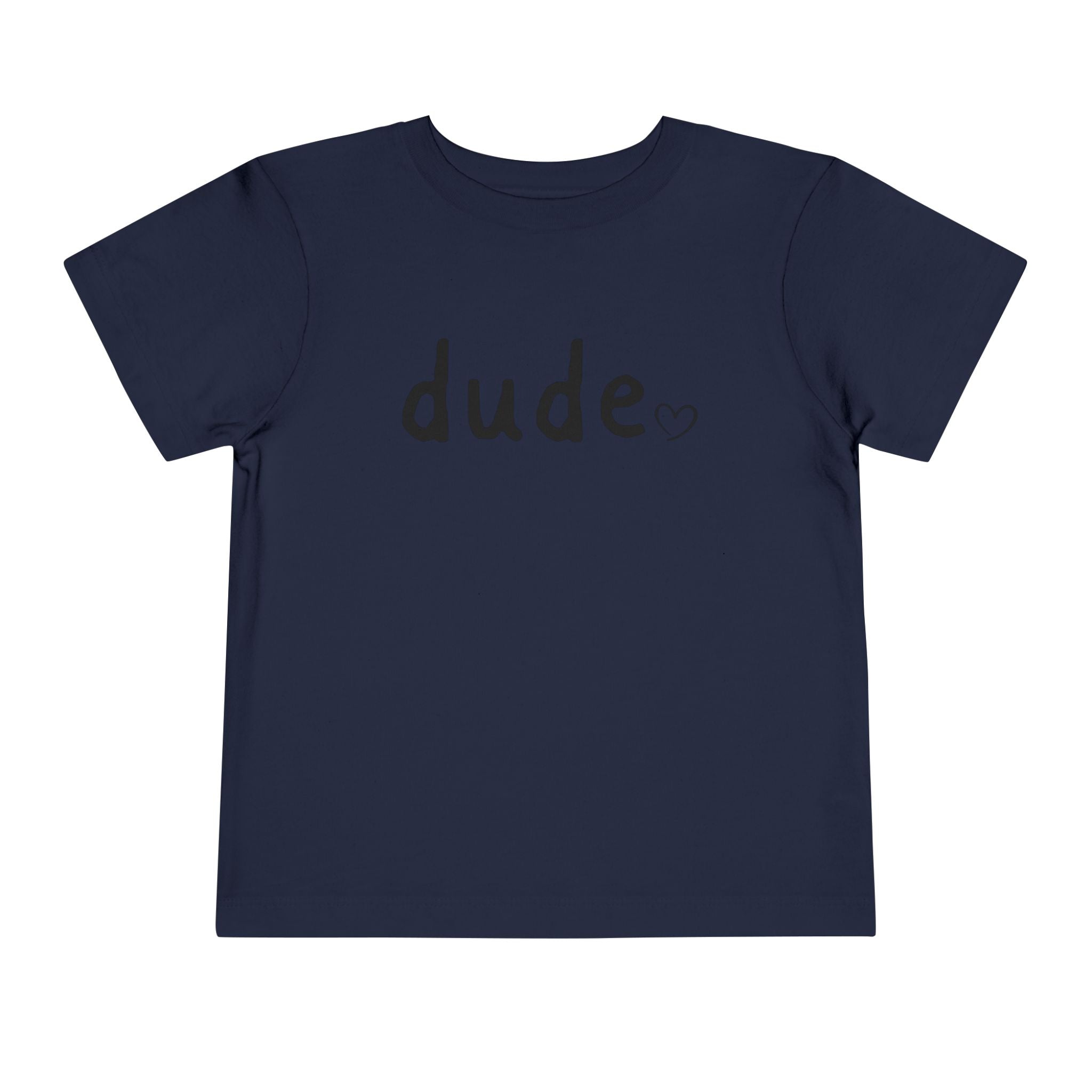Dude Heart Toddler Tee — Kids' 'Dude' Heart T-Shirt