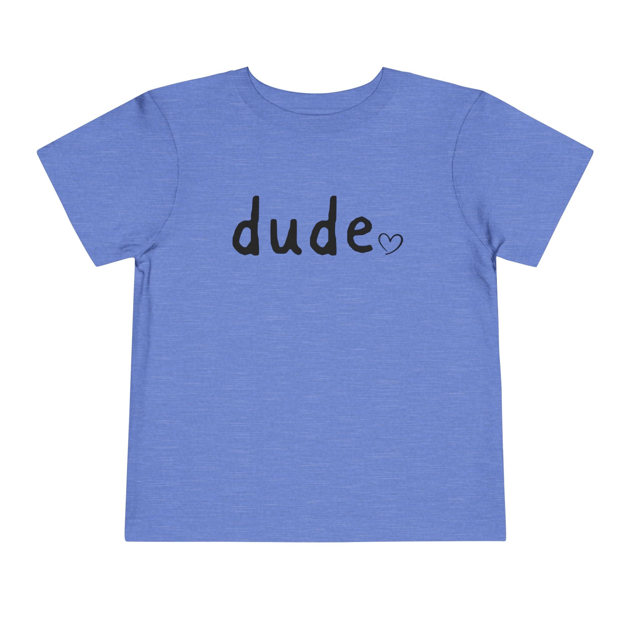 Dude Heart Toddler Tee — Kids' 'Dude' Heart T-Shirt