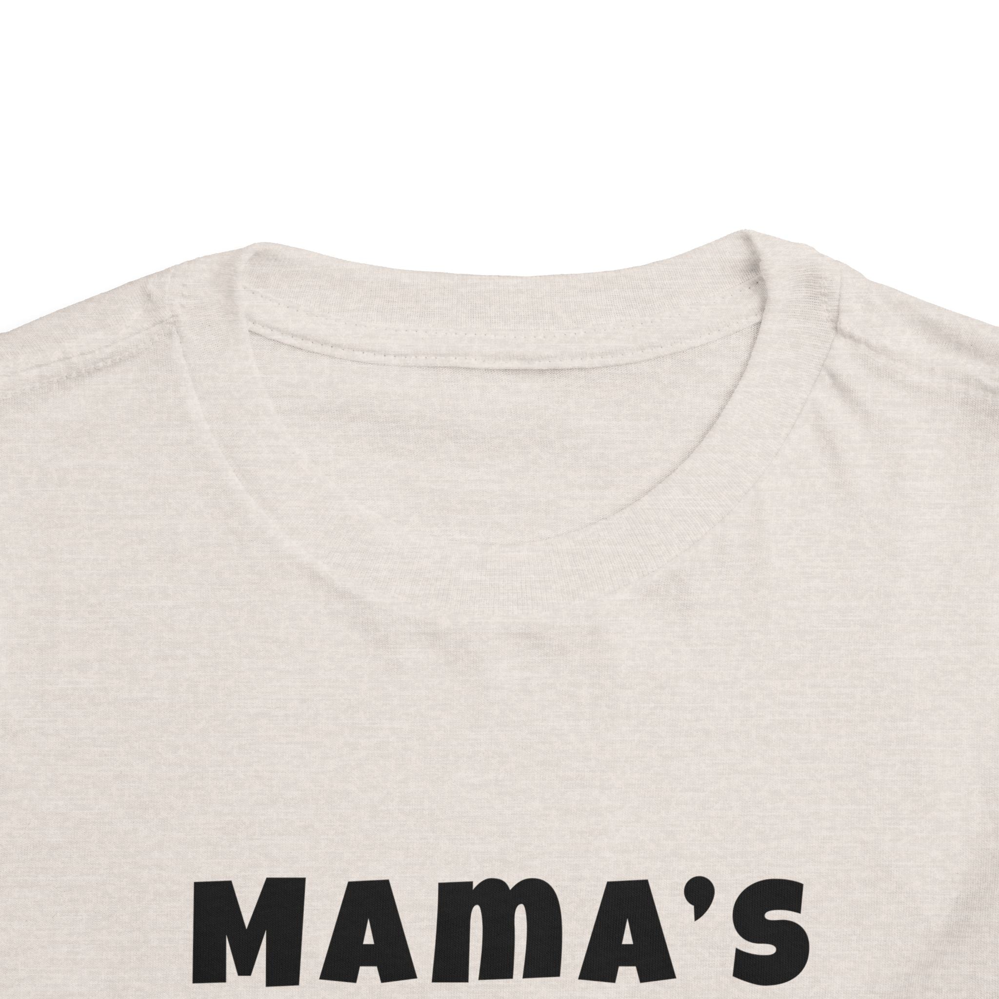 Mama's Boy Toddler Tee — Punk Smiley Graphic
