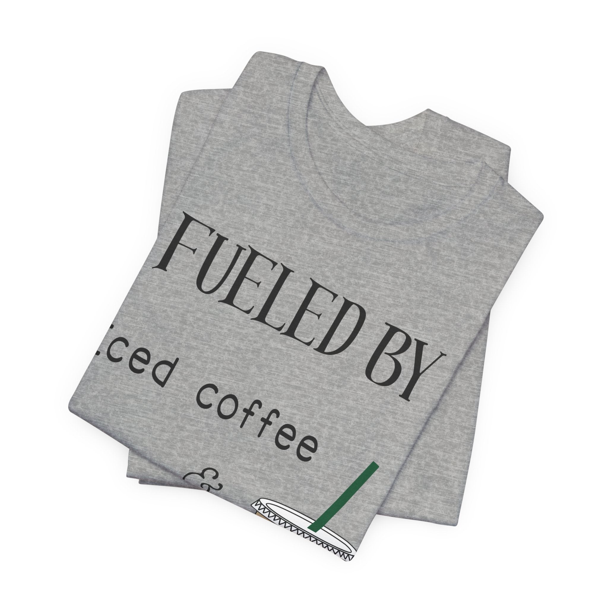 Fueled by Iced Coffee and Anxiety T-Shirt