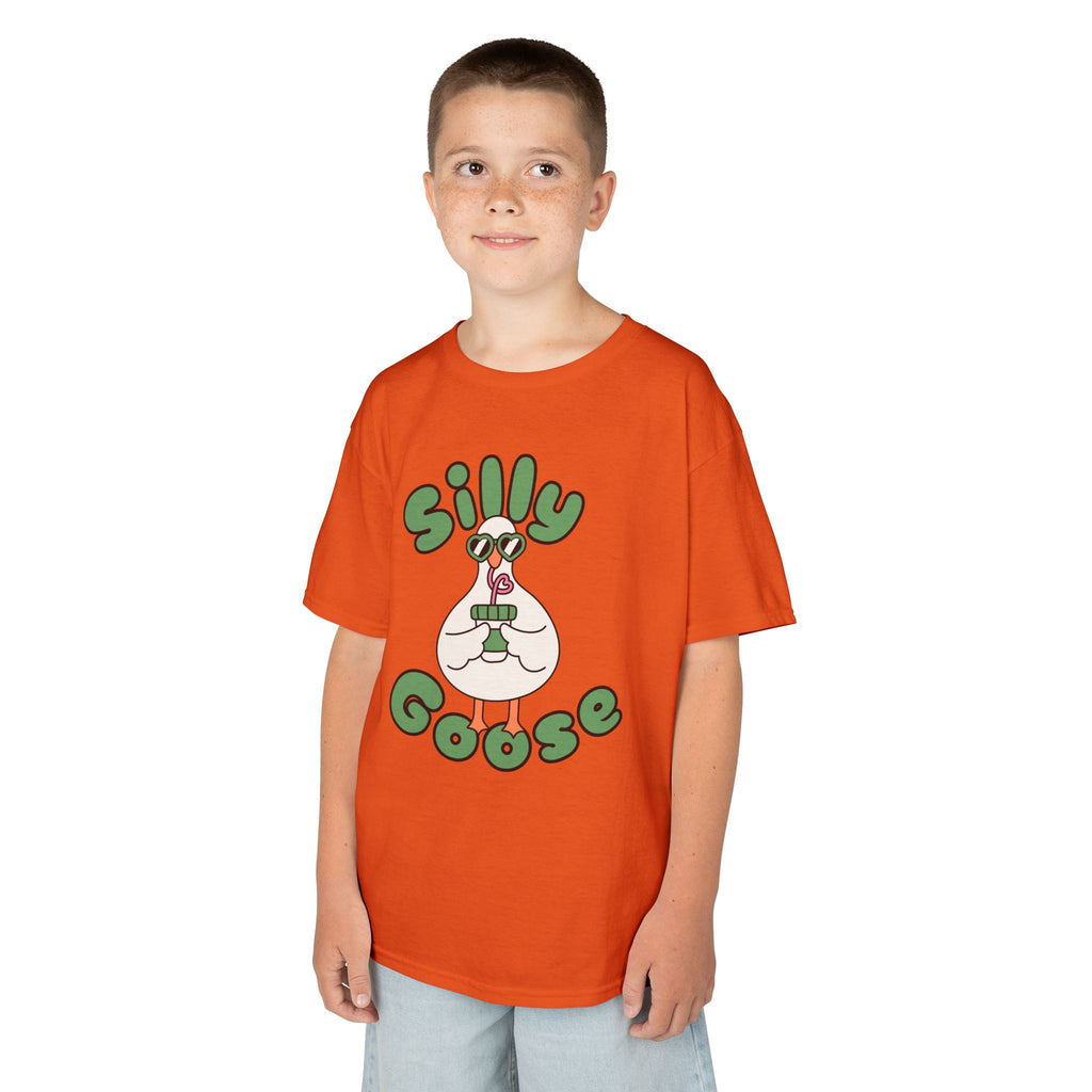Silly Goose Kids T-Shirt — Cute Cartoon Goose Tee for Children