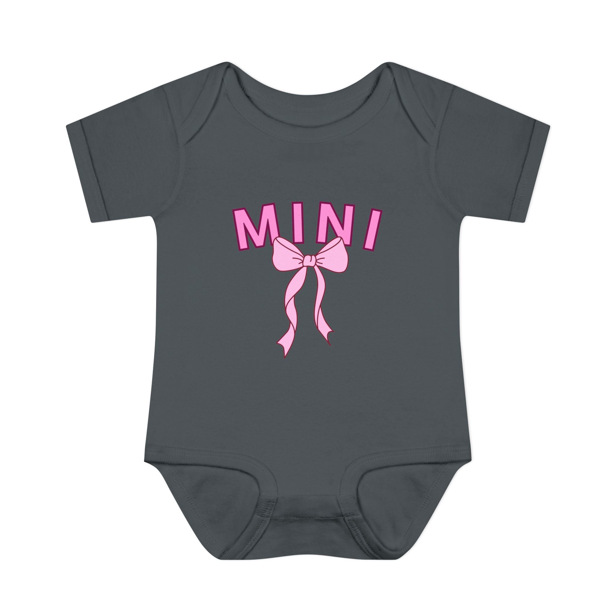 Infant Bodysuit — Mini Onesie with Bow (Matches Mama Shirt)