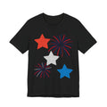 Stars & Fireworks T-Shirt — Patriotic Celebration Tee