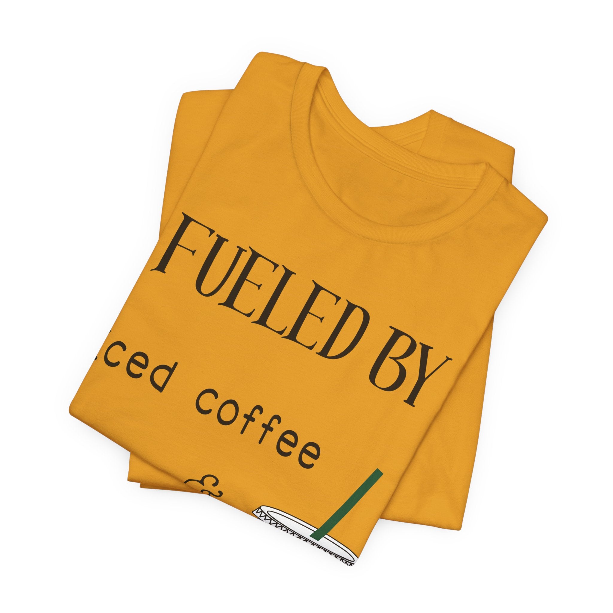 Fueled by Iced Coffee and Anxiety T-Shirt