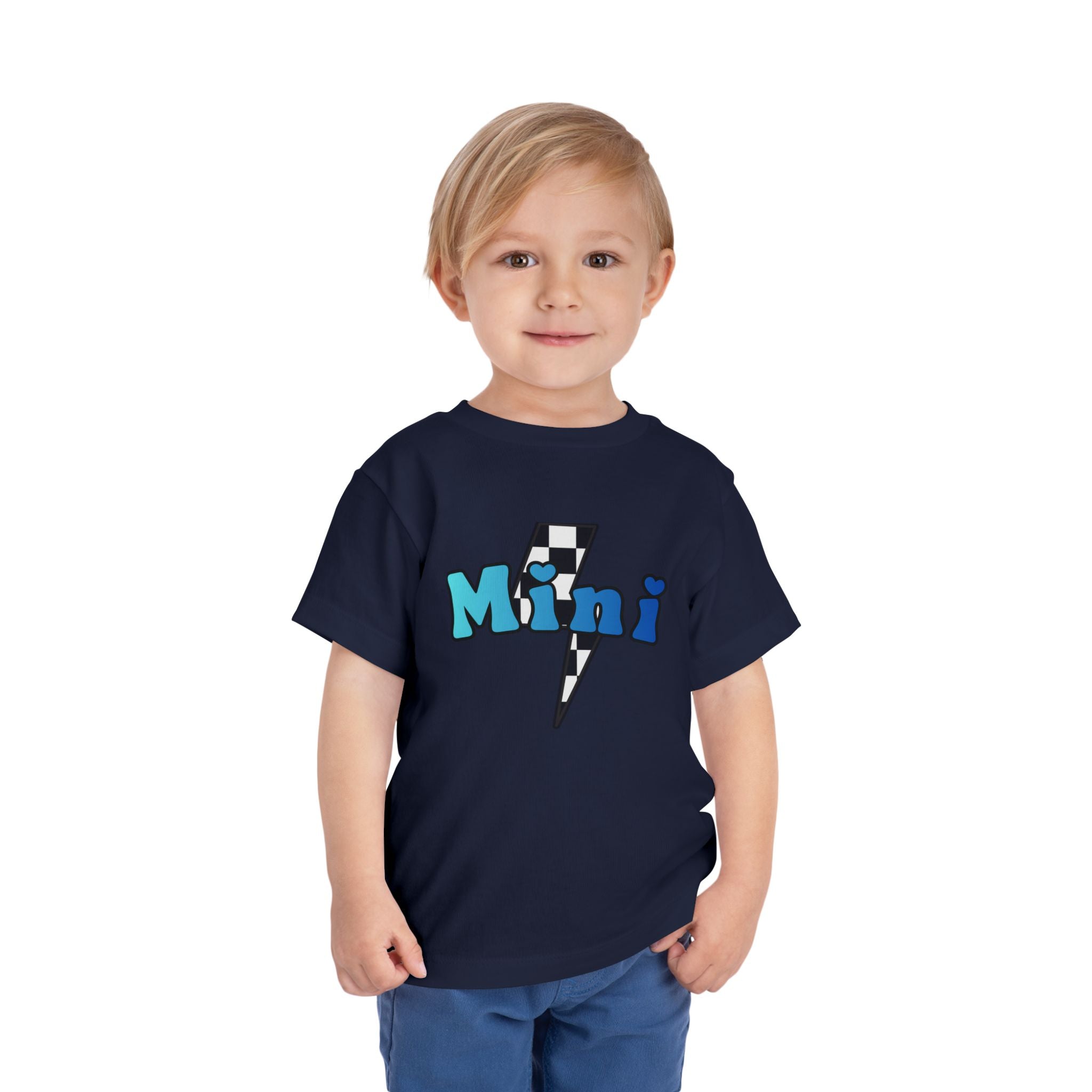 Toddler Lightning Bolt Short Sleeve Tee — Mini Lightning Bolt to Match Mama