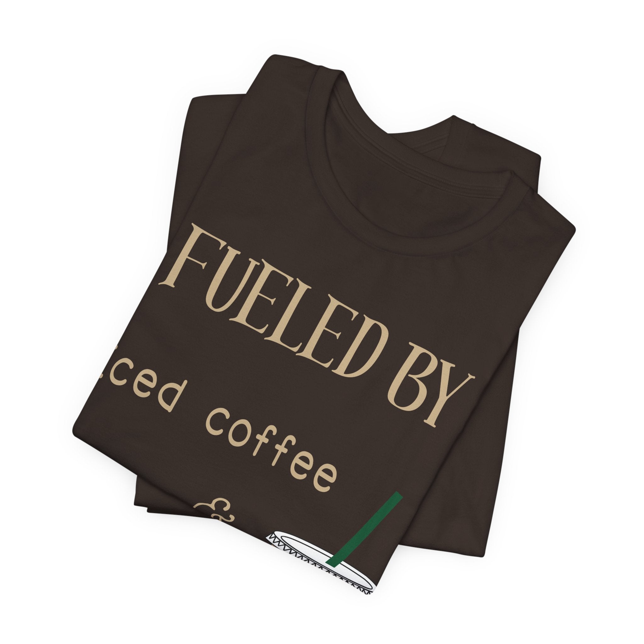 Fueled by Iced Coffee and Anxiety T-Shirt